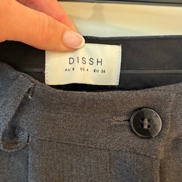 DISSH CAREY CHARCOAL TAILORED PANT - Picture 4 of 4